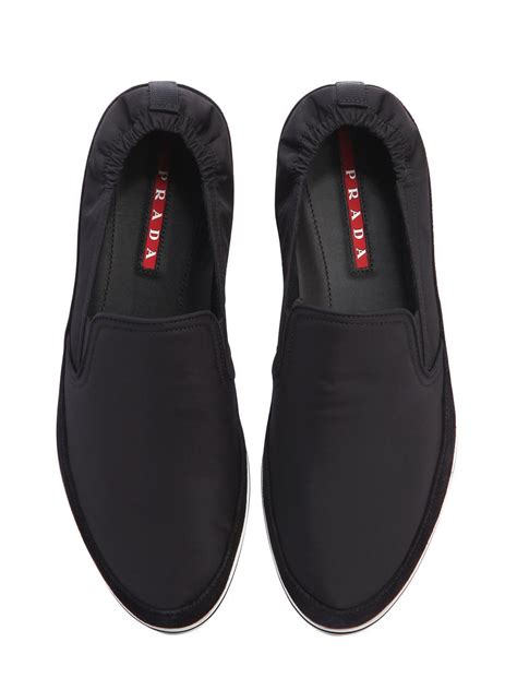 prada sneaker men's|prada men's slip on sneakers.